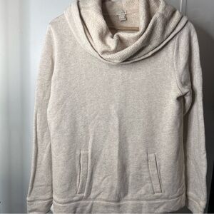 J. Crew Cozy Cream Cowl Neck Sweater